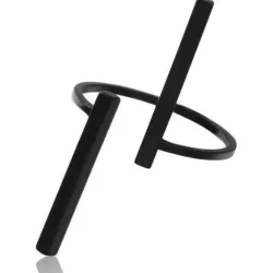 Modern geometriai állítható méretű gyűrű