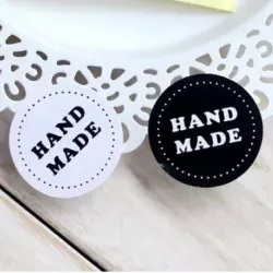 Hand made matrica - fekete-fehér