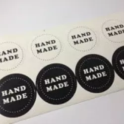Hand made matrica - fekete-fehér