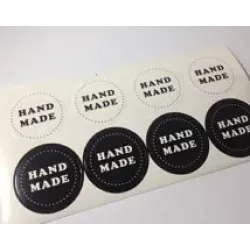 Hand made matrica - fekete-fehér