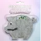 Filcből készül malac formájú pénz csomagolás
