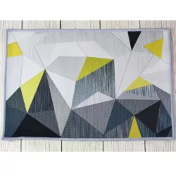 Geometriai mintás szőnyeg - 50 x 80 cm