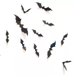 3D denevér Halloween dekoráció