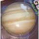 3D világító bolygó és csillagok 