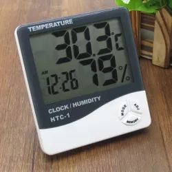 Digitális páratartalom és hőmérő