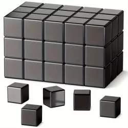 Mágneses kocka építő játék - 5 mm