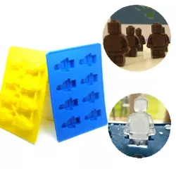 Lego figura szilikon forma - 8 db kicsi