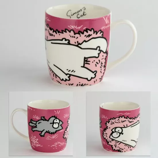 Simon's Cat cicás porcelán bögre több színben
