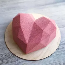 Szív alakú szilikon torta forma