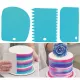 Torta dekoráló spatula - kaparó cukrászati kártya 3 db