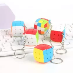Rubik kocka kulcstartó