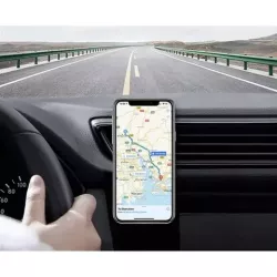 Szellőzőre csíptethető forgatható mágneses telefontartó