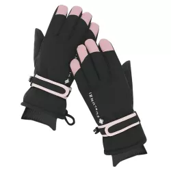 Vízálló női fekete színű sí - snowboard kesztyű